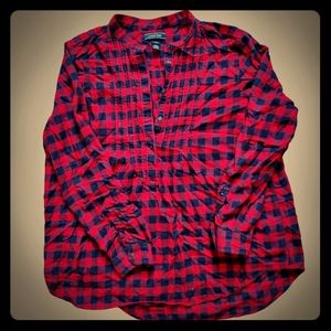 Checkered Plus Size Top